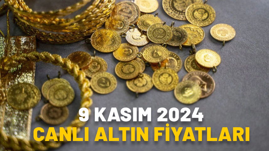 9 KASIM CANLI ALTIN FİYATLARI 2024: Gram altın ne kadara düştü? Çeyrek altın kaç TL oldu?