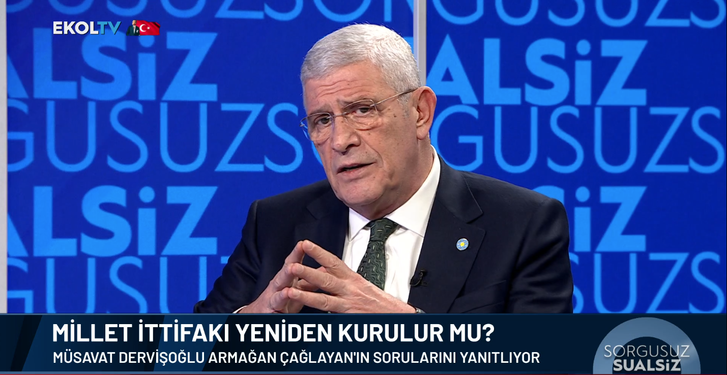 İYİ Parti Cumhurbaşkanı adayı çıkaracak mı? Müsavat Dervişoğlu, Sorgusuz Sualsiz'de yanıtladı