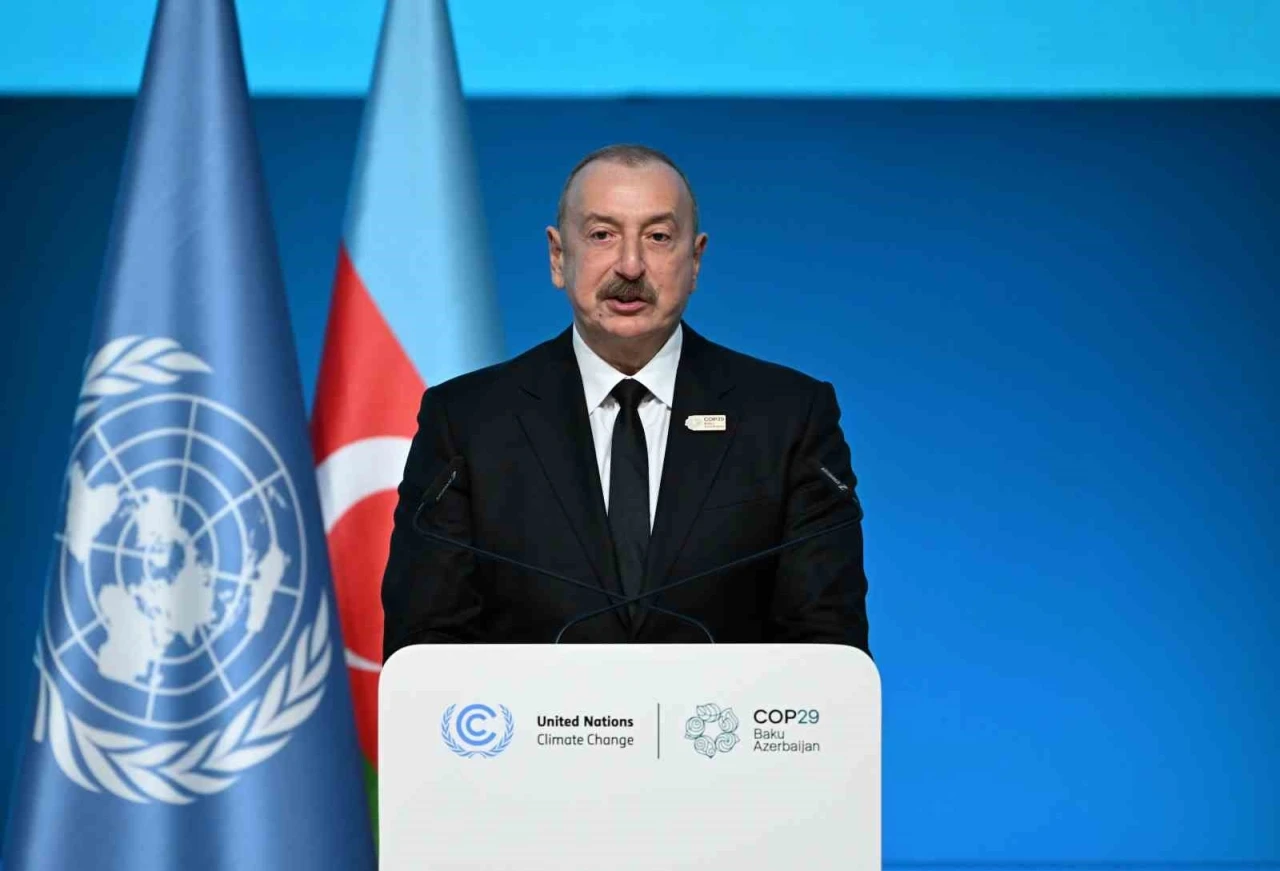 Azerbaycan Cumhurbaşkanı Aliyev COP29’da konuştu: Karalama kampanyasının hedefi olduk!