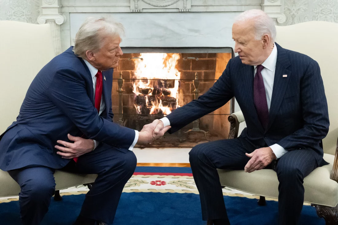 4 yıl sonra Beyaz Saray'a giden Trump'tan Biden'a teşekkür