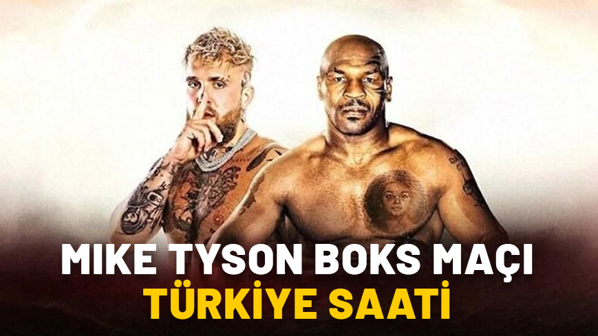 MIKE TYSON BOKS MAÇI TÜRKİYE SAATİ: Mike Tyson-Jake Paul maçı ne zaman, hangi kanalda yayınlanacak?