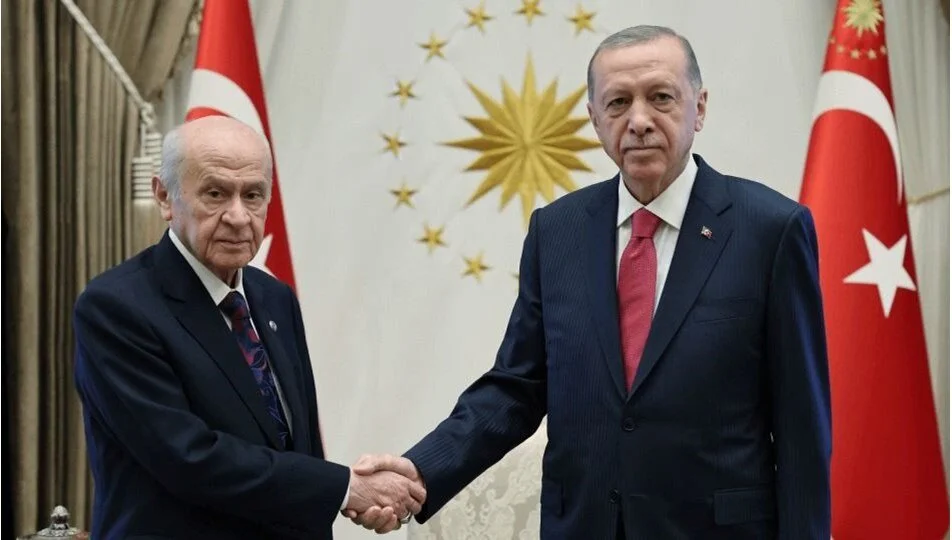 Cumhurbaşkanı Erdoğan ve MHP lideri Bahçeli görüşmesi sona erdi