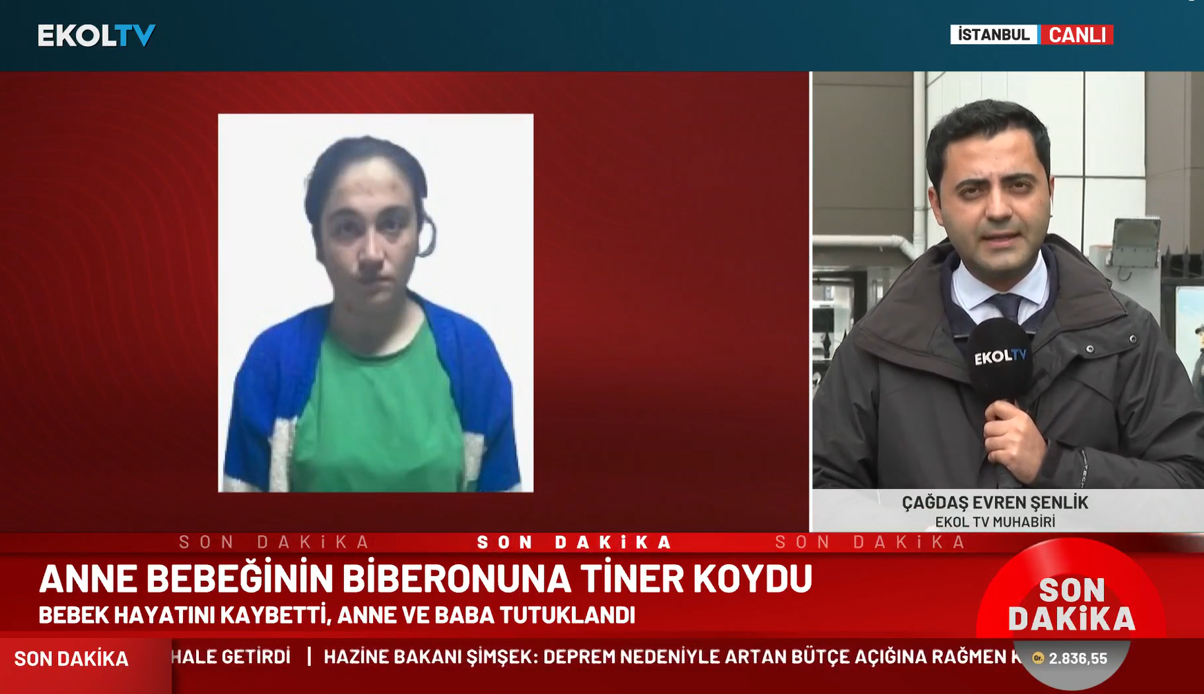 Vicdansız anne bebeğinin biberonuna tiner koydu! Korkunç detaylara Ekol TV ulaştı