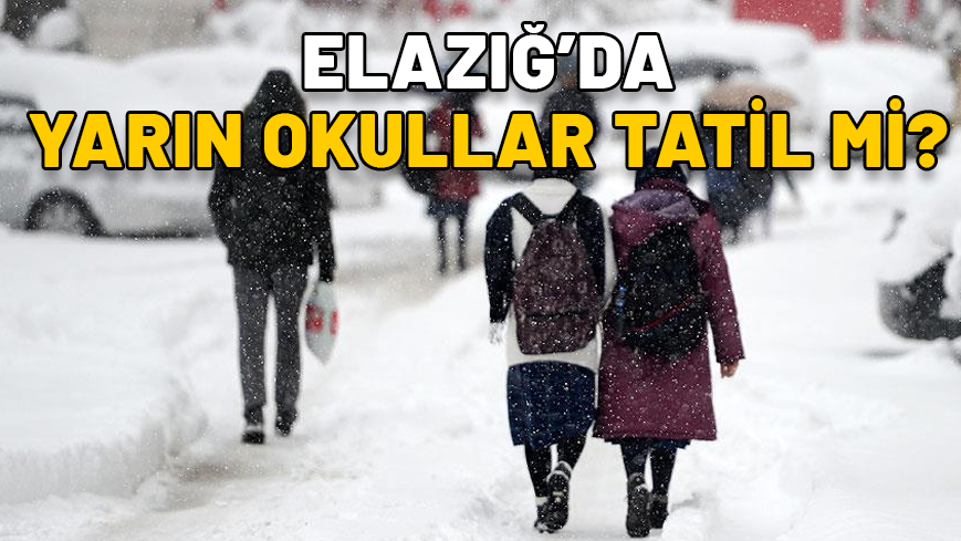 ELAZIĞ’DA YARIN OKULLAR TATİL Mİ? 28 Kasım Perşembe Elazığ’da okullar var mı?