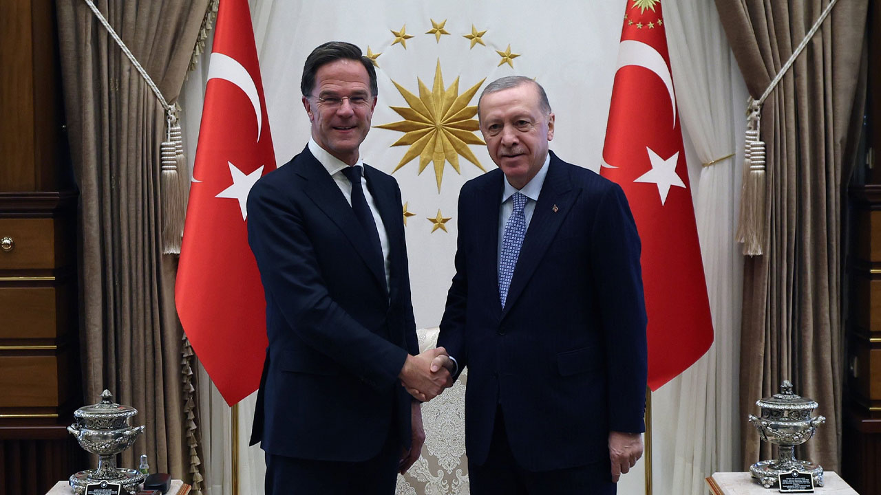 Cumhurbaşkanı Erdoğan, Rutte'yi kabul etti