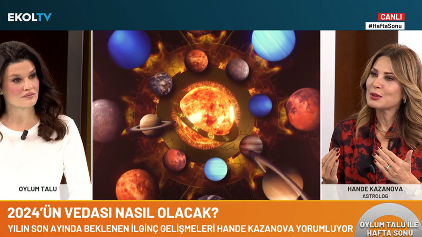 Ünlü astrologdan Ekol TV’de önemli uyarı: Savaş başlatmayın!