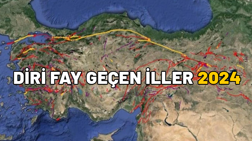 DİRİ FAY GEÇEN İLLER 2024: Deprem riski en çok olan şehirler açıklandı