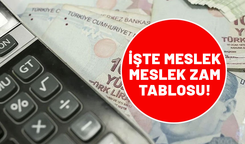 Öğretmen, memur, doktor, komiser, avukat maaşları belli oldu! Milyonları ilgilendiren zam tablosu ortaya çıktı