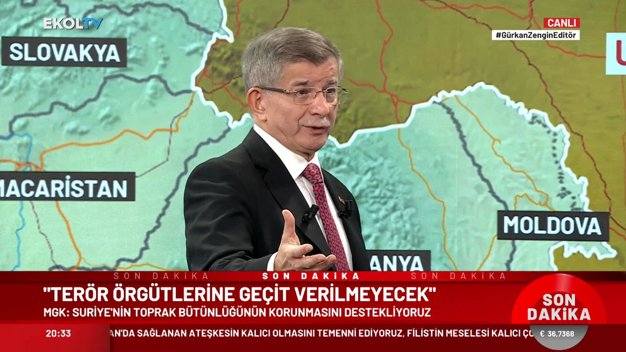 Ahmet Davutoğlu'ndan Ekol TV'de çarpıcı açıklamalar: Osmanlı'nın politikasını takip etmemiz lazım