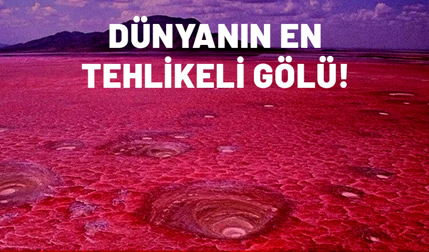 Dünyanın en ölümcül gölü! Bu suya dokunan taşa dönüyor!