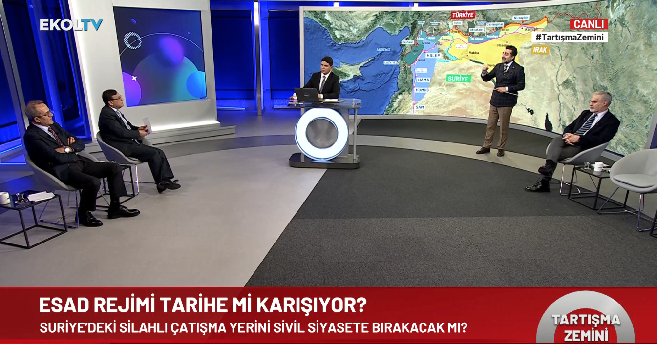 Suriye'deki iç savaş 'Tartışma Zemini' programında ele alındı: İsrail, NATO ülkesine saldırabilir mi?