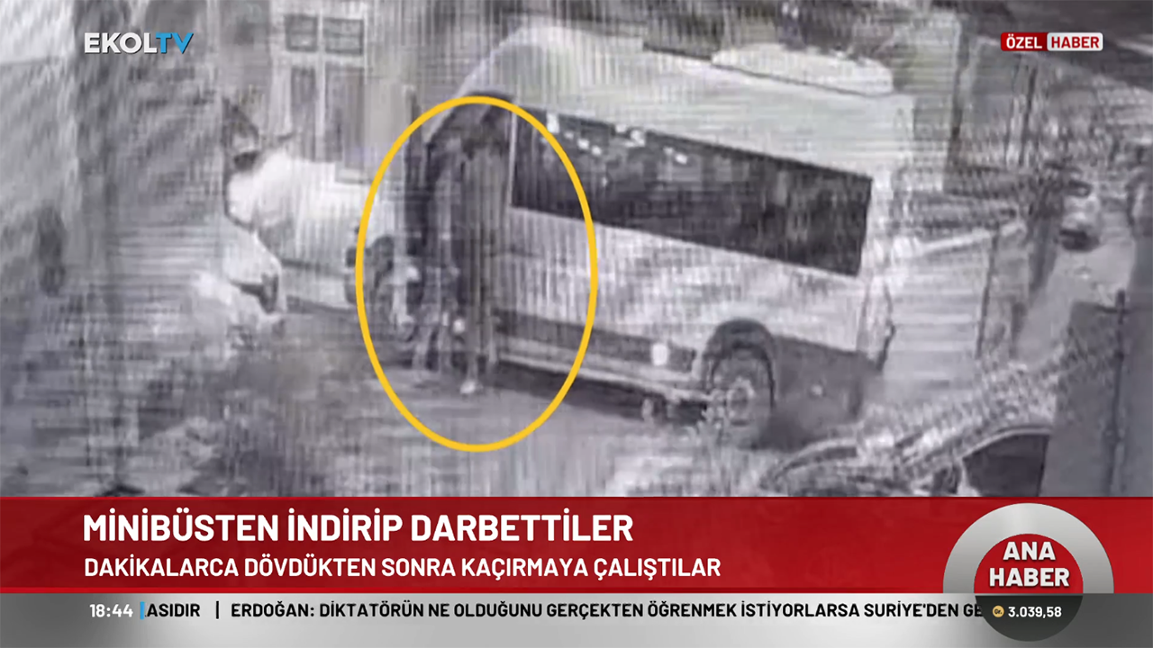 Minibüsten indirdiler, kaçırmaya çalışıp darbettiler!