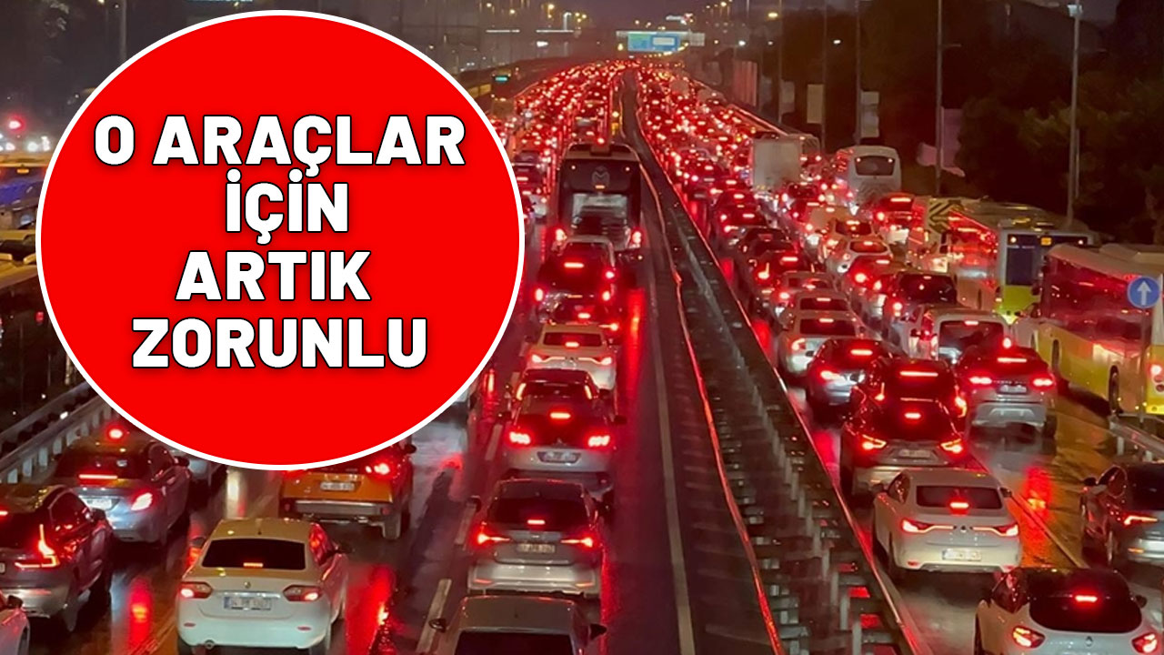 Resmi Gazete'de yayımlandı! O araçlar için artık zorunlu olacak