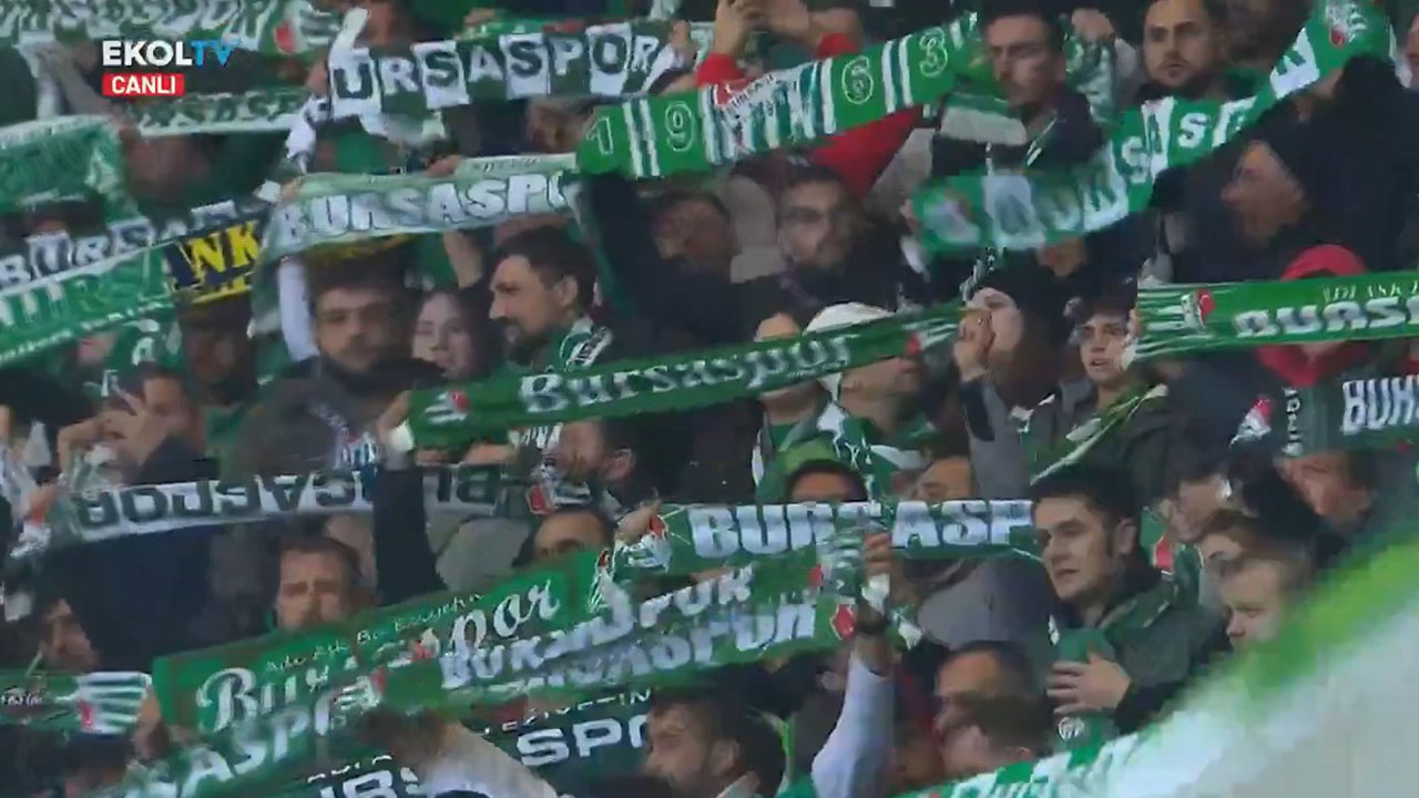 Bursaspor - Karşıyaka maçı heyecanı Ekol TV'de yaşandı! Tribünler tıklım tıklım doldu