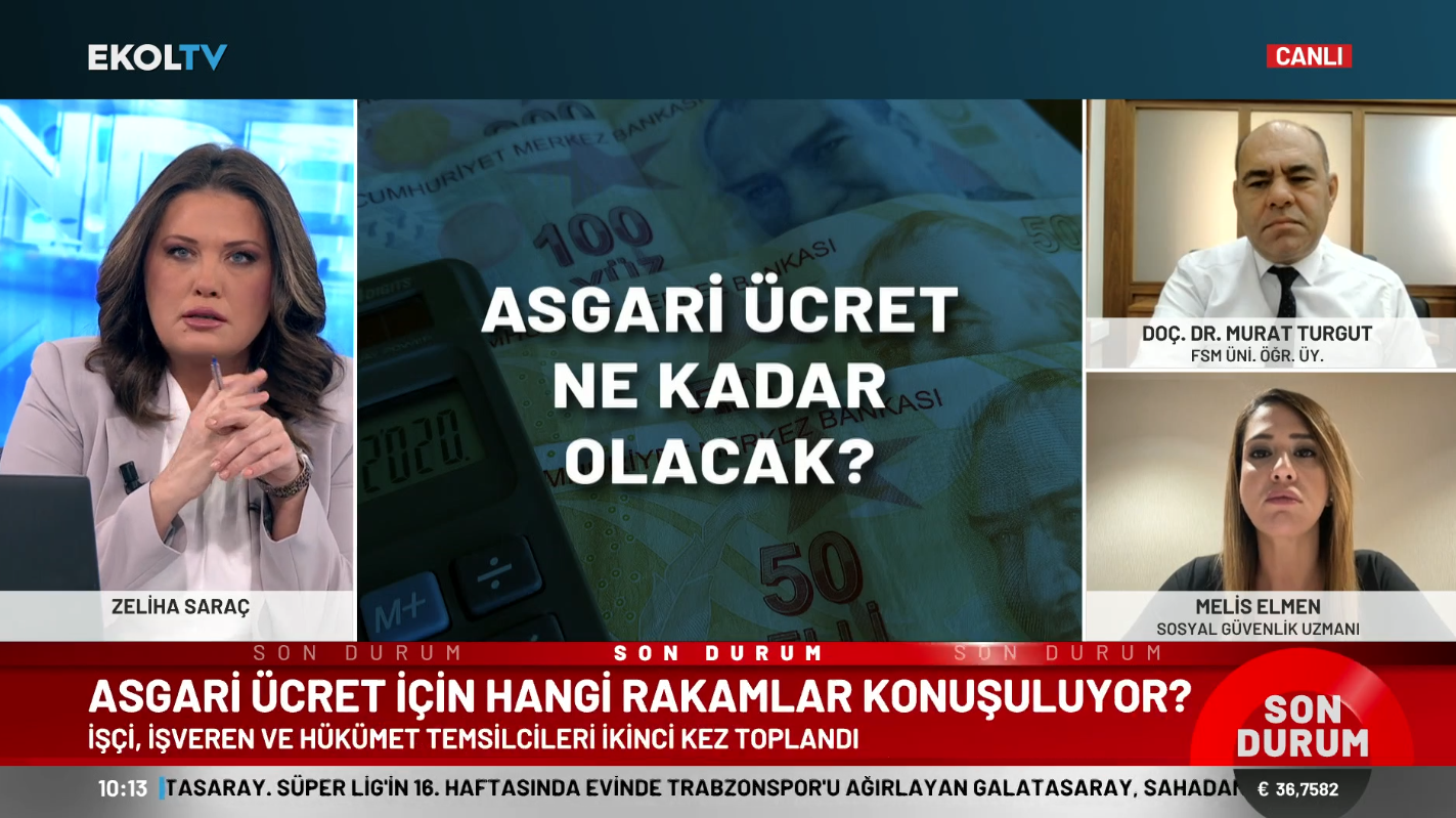 Asgari ücret ne kadar olacak? Sosyal güvenlik uzmanı Ekol TV'de kulis bilgisini paylaştı