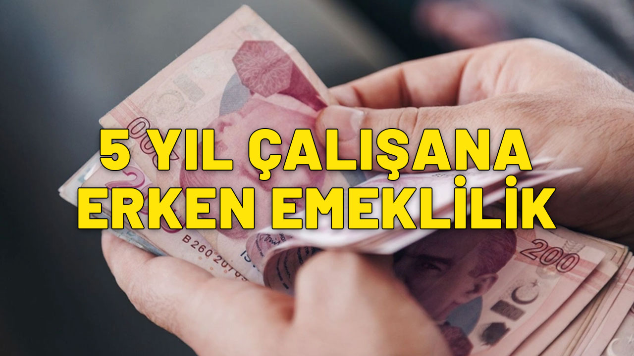 5 yıl çalışana erken emeklilik fırsatı, Yeni düzenleme Meclis'te... Yüzde 60 detayı!