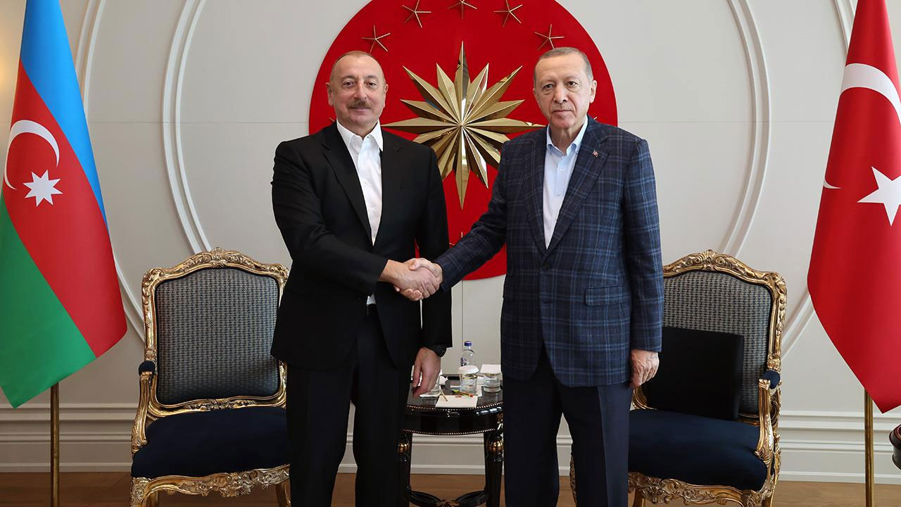 Cumhurbaşkanı Erdoğan, Aliyev ile görüştü