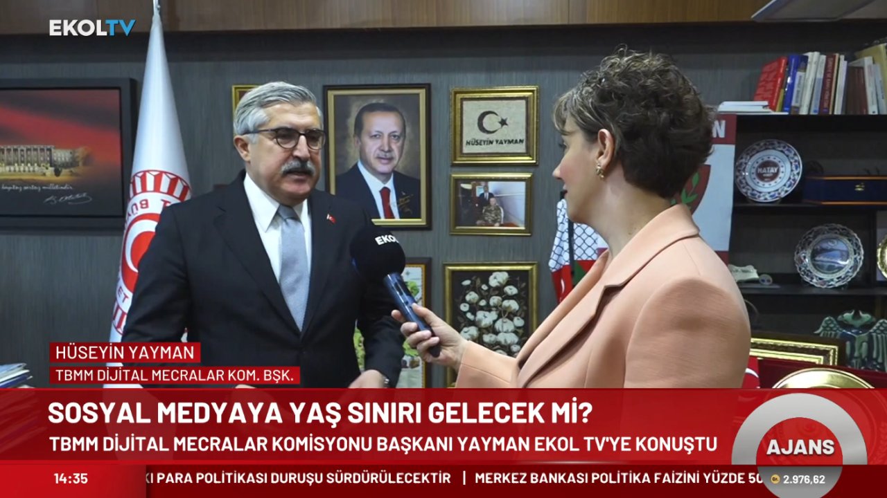 Sosyal medyaya yaş sınırı gelecek mi? TBMM Dijital Mecralar Komisyonu Başkanı Ekol TV'ye konuştu