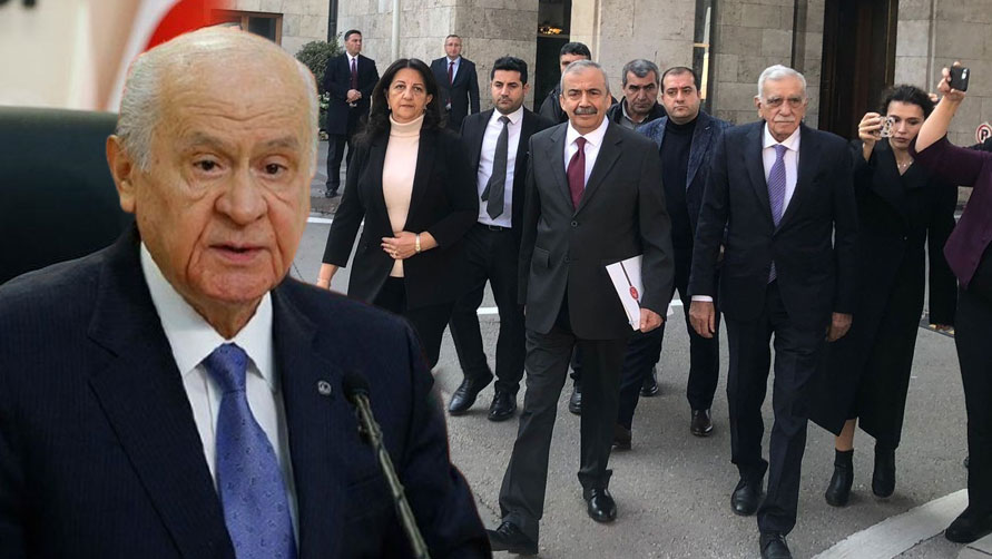 DEM Parti heyetinin Bahçeli ile görüşmesi sona erdi