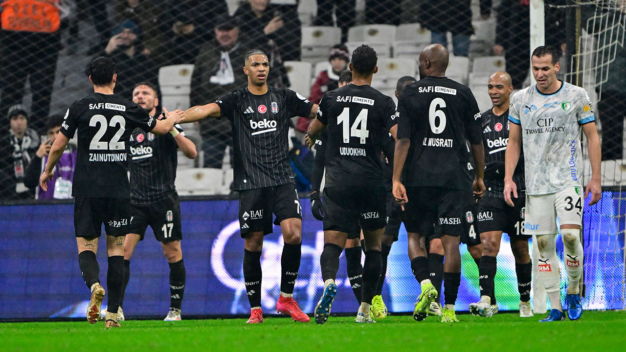 Kartal nefes aldı! Beşiktaş, Bodrum'u 2-1 devirdi