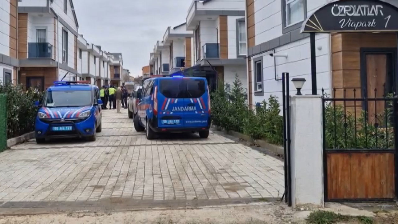 Tekirdağ'da bir villada katliam! Eşi ve çocuğunu öldürdü, kendisi ağır yaralı