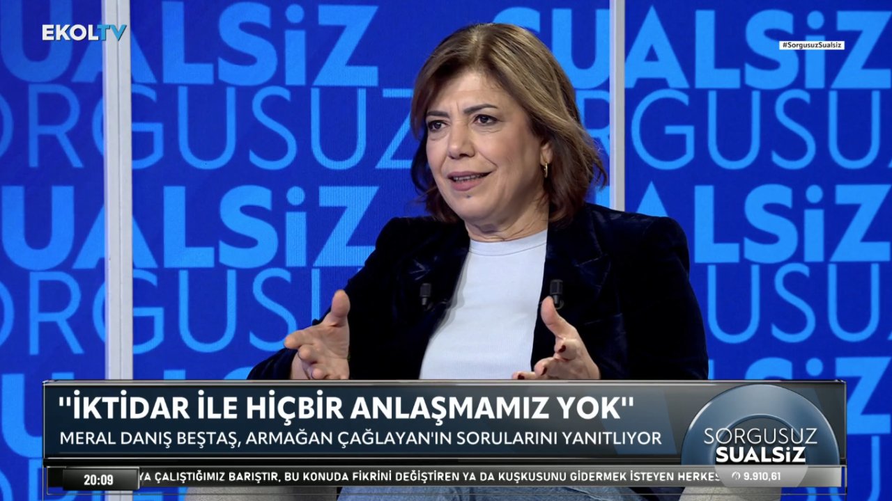 Meral Danış Beştaş, Ekol TV'de açıkladı: İktidar ile aramızda hiçbir anlaşma yok