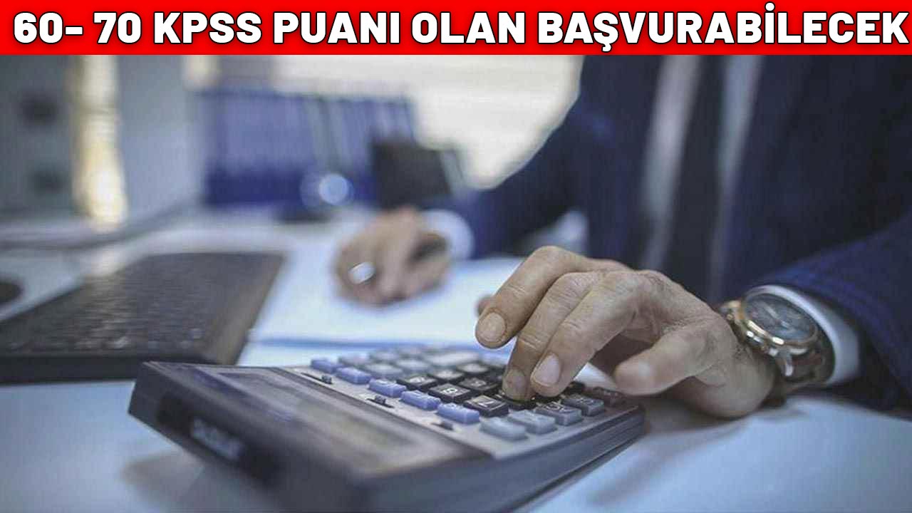 60-70 KPSS PUANI OLAN DİKKAT| Bin 500 memur alınacak: İşte başvuru ekranları