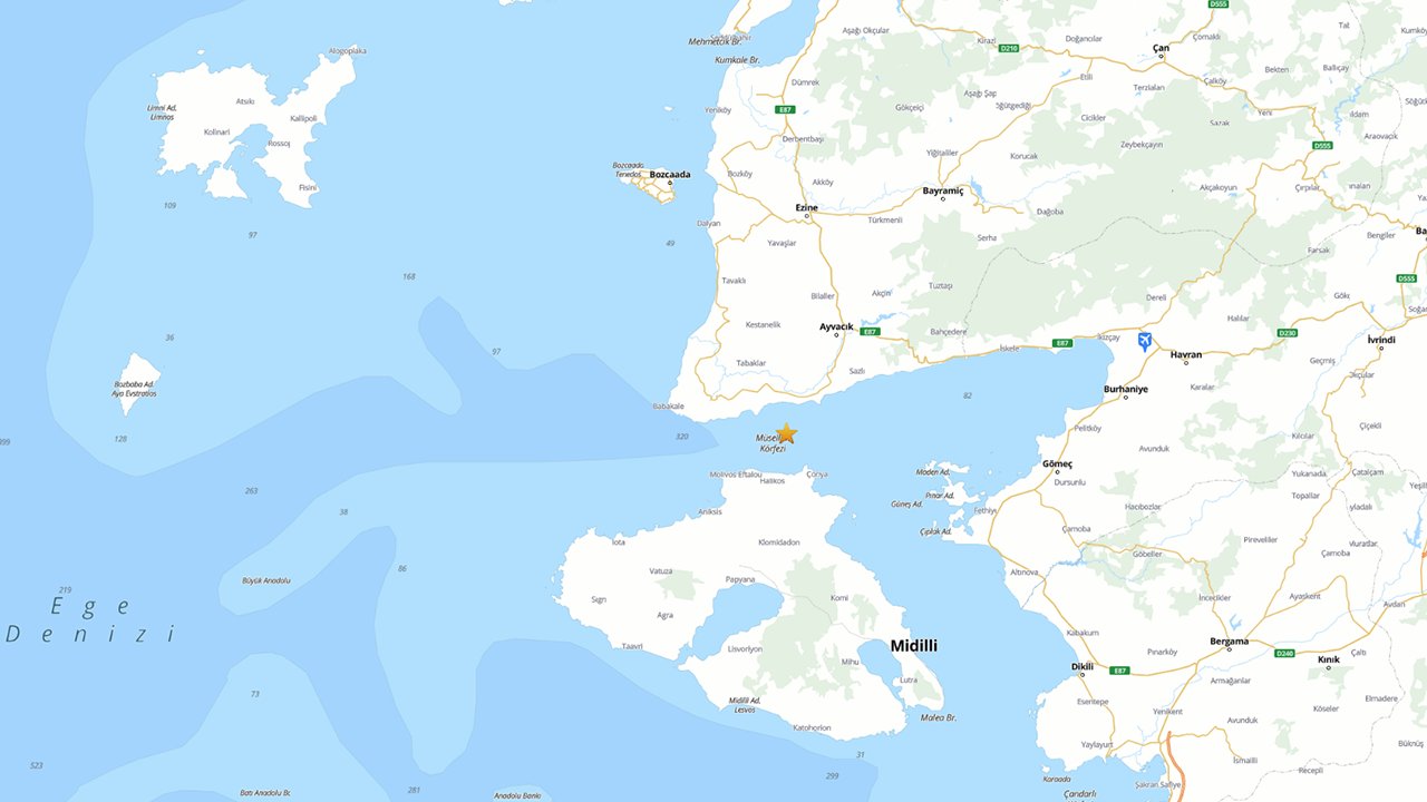 Çanakkale'de deprem: AFAD büyüklüğünü açıkladı