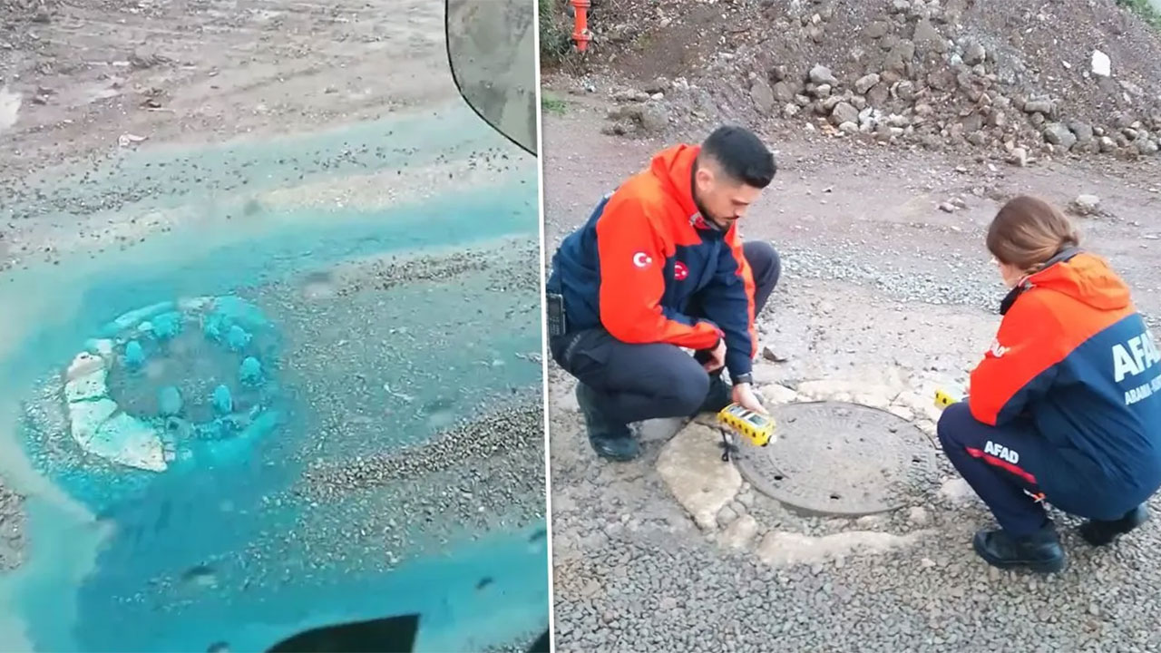 Rögardan taşan mavi su panik yaratmıştı. İncelemeler tamamlandı Valilik açıklama yaptı