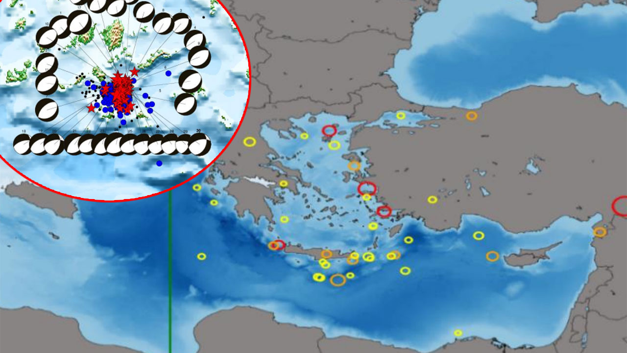 Kandilli Rasathanesi'nden korkutan açıklama: Santorini ve çevresi yıkıcı depreme yol açabilir