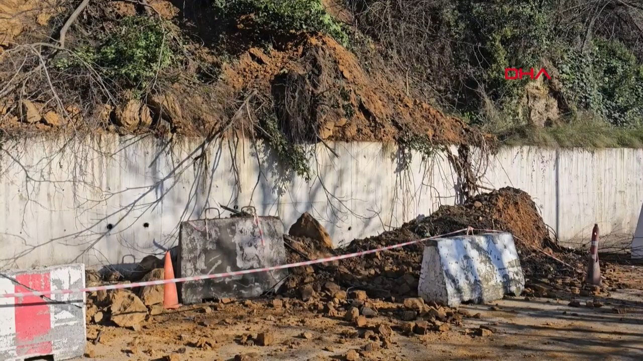 Yine heyelan! Duvarda çatlaklar oluştu, bir ev tedbir amaçlı tahliye edildi