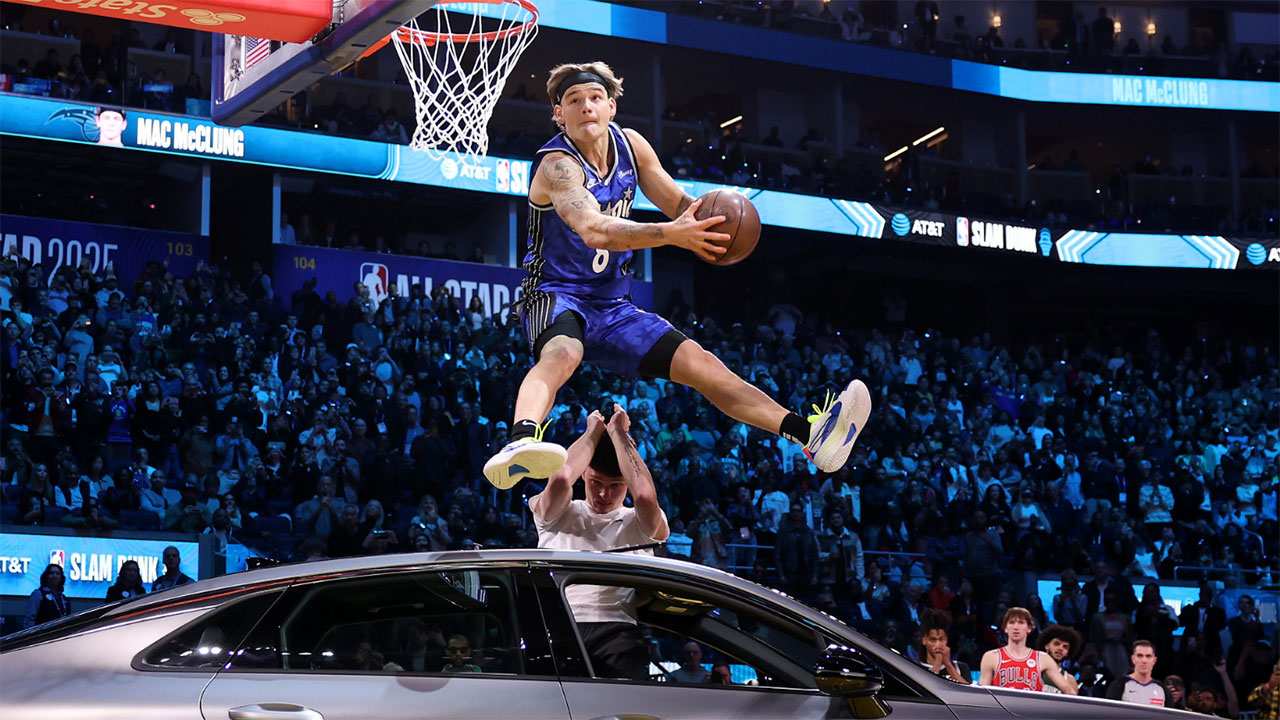 İnsanüstü performans! Smaç yarışmasında NBA tarihine geçti: Mac McClung 3. kez şampiyon oldu