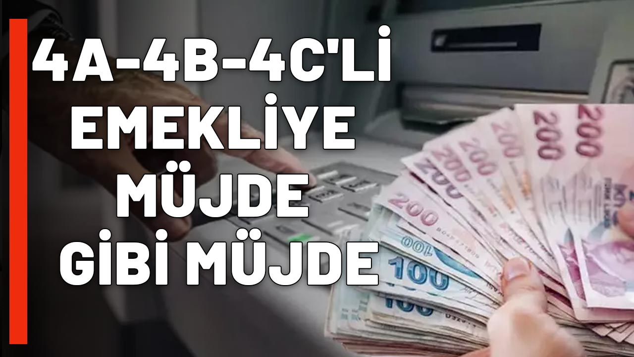 4A-4B-4C'Lİ EMEKLİYE MÜJDE GİBİ MÜJDE: Temmuz zammı ortaya çıktı!