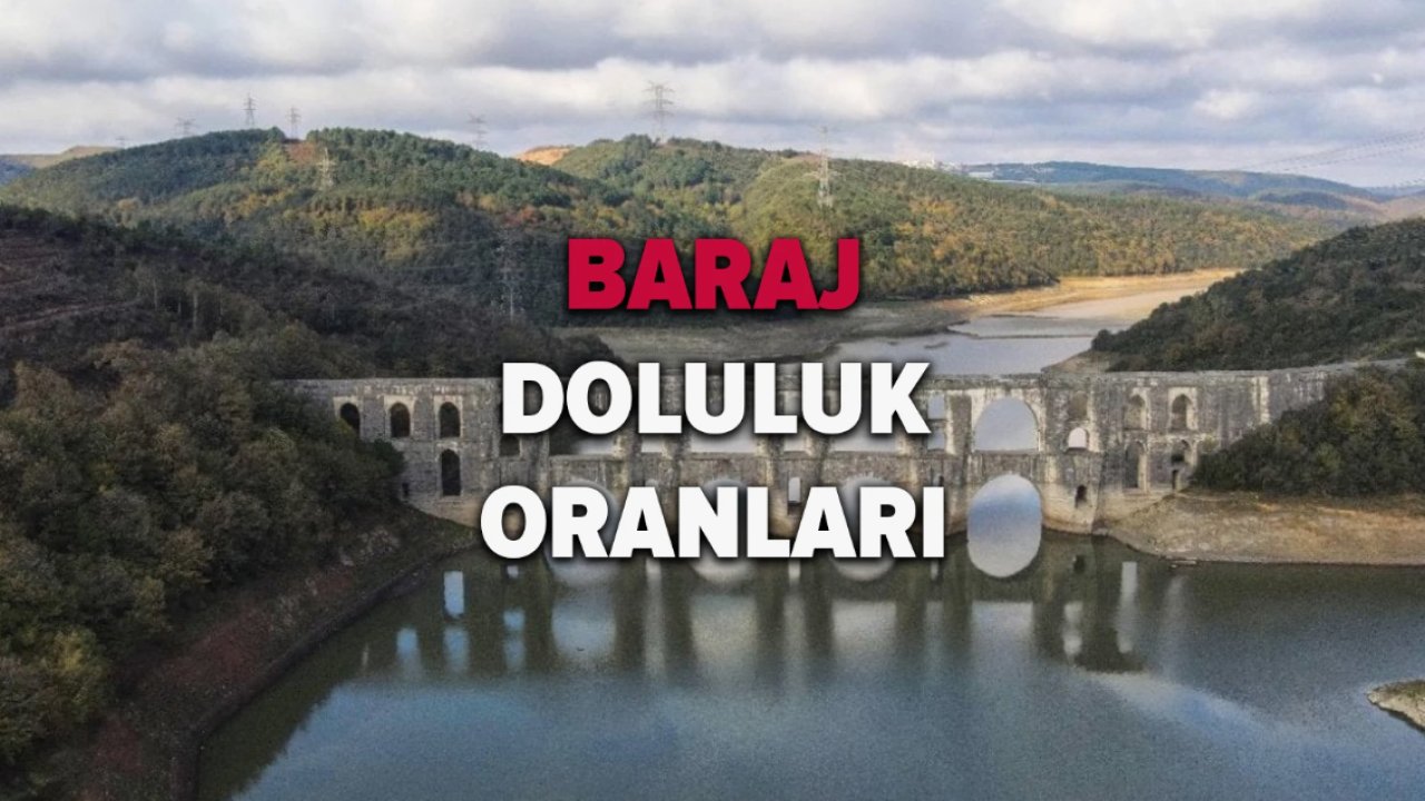 6 NİSAN 2025 BARAJ DOLULUK ORANLARI || İSKİ İstanbul barajları bugün ne kadar doldu? (Alibey, Ömerli, Terkos)