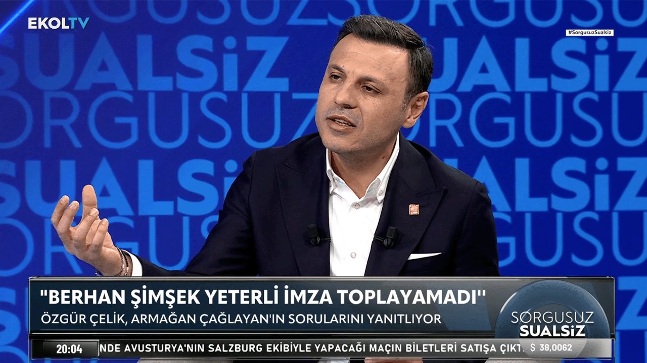 CHP İstanbul İl Başkanı Özgür Çelik Ekol TV’de: Berhan Şimşek’e bu sözlerle yanıt verdi