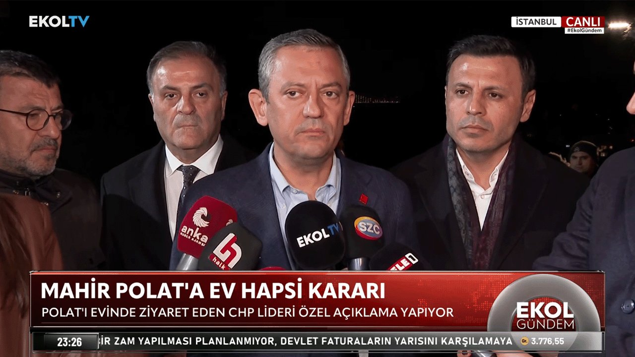 Özgür Özel, Mahir Polat’ı ziyaret etti