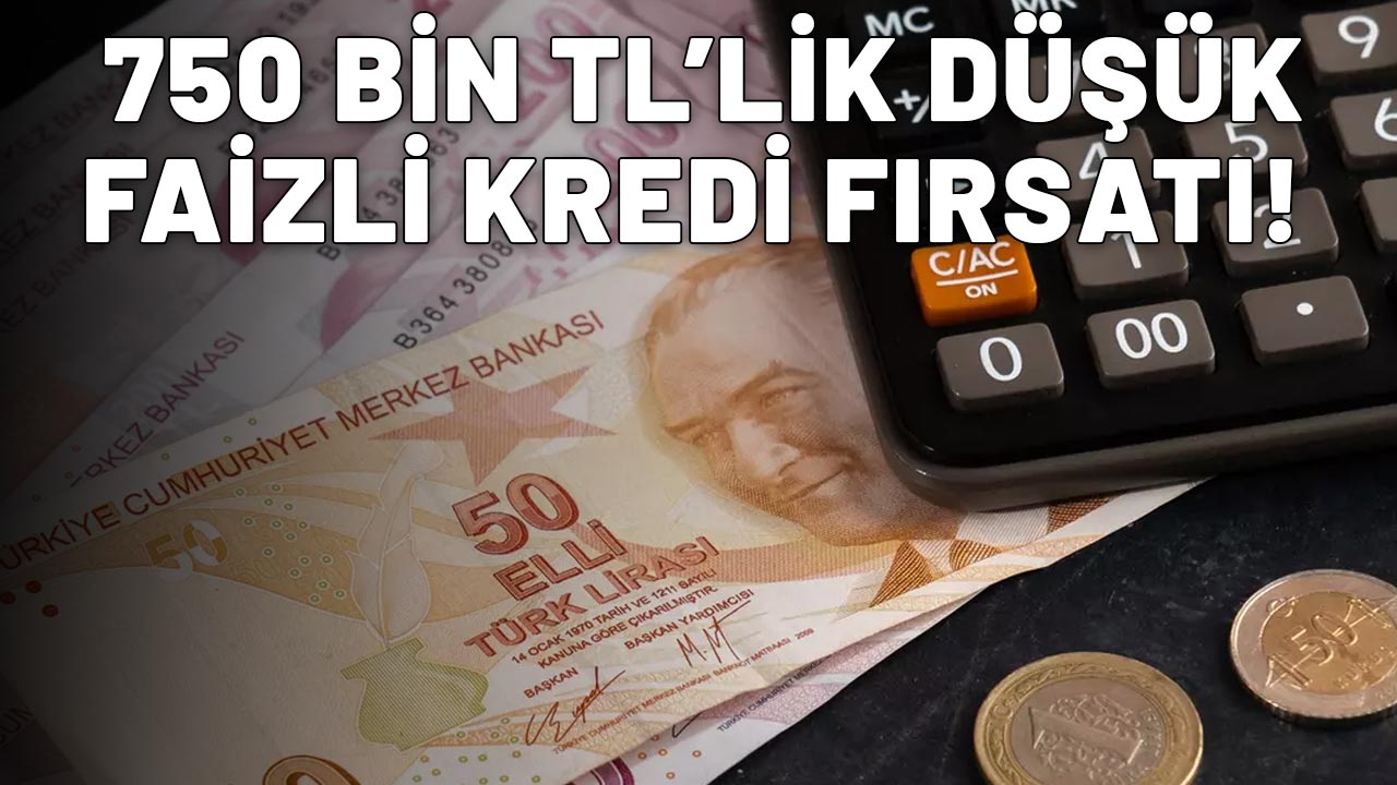 HALKBANK'TAN FIRSAT GİBİ FIRSAT: 750 bin TL'lik düşük faizli kredi kampanyası!
