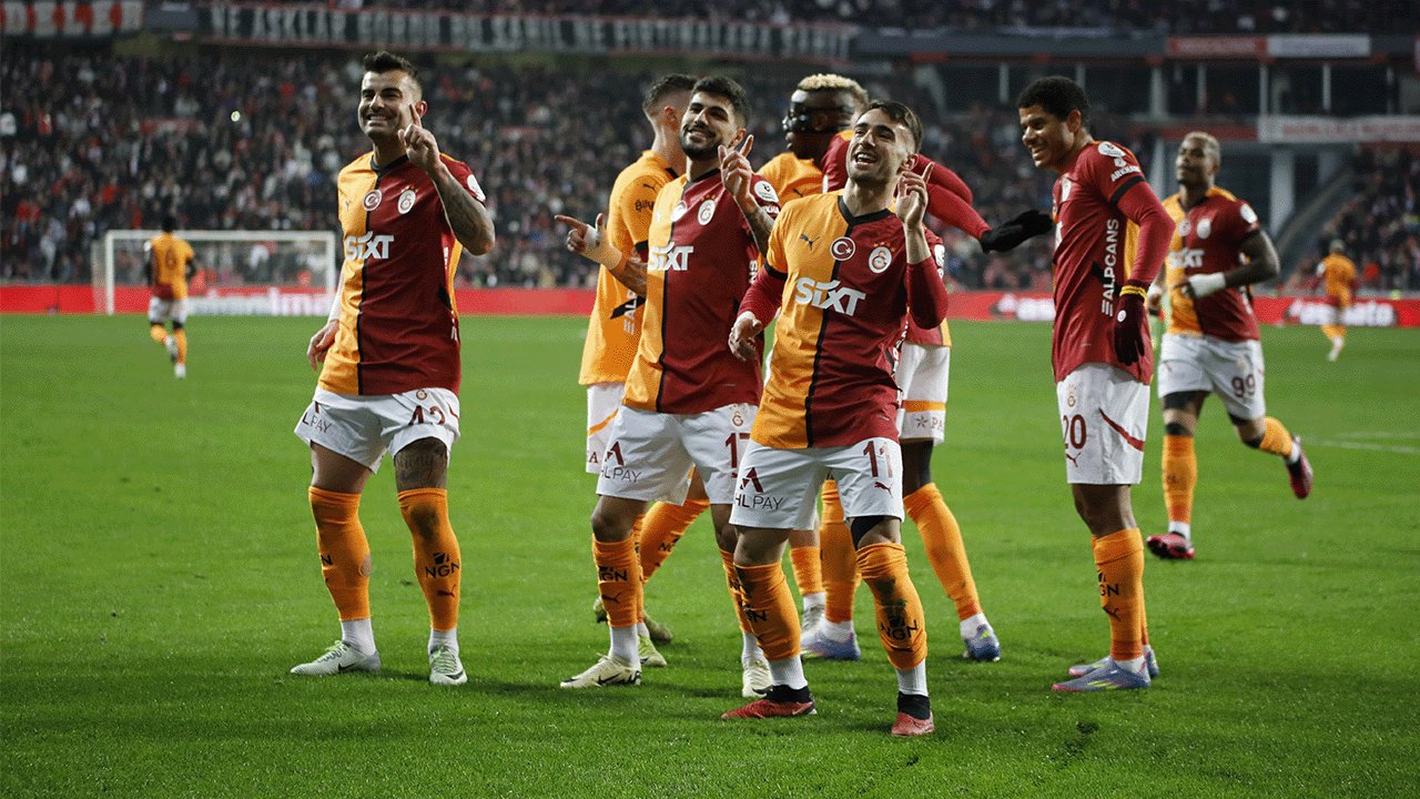 Lider Galatasaray, Samsunspor karşısında hata yapmadı
