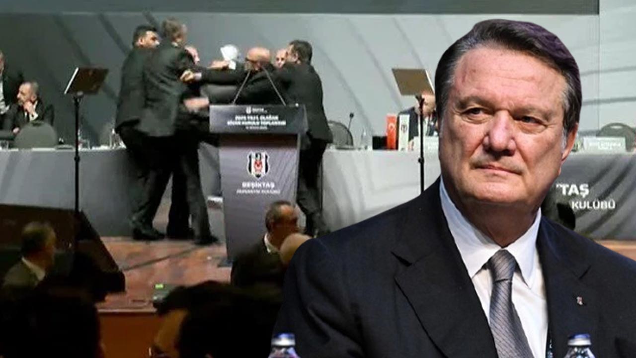 Beşiktaş Divan Kurulu toplantısı karıştı! Hasan Arat'a kürsüde yumruk