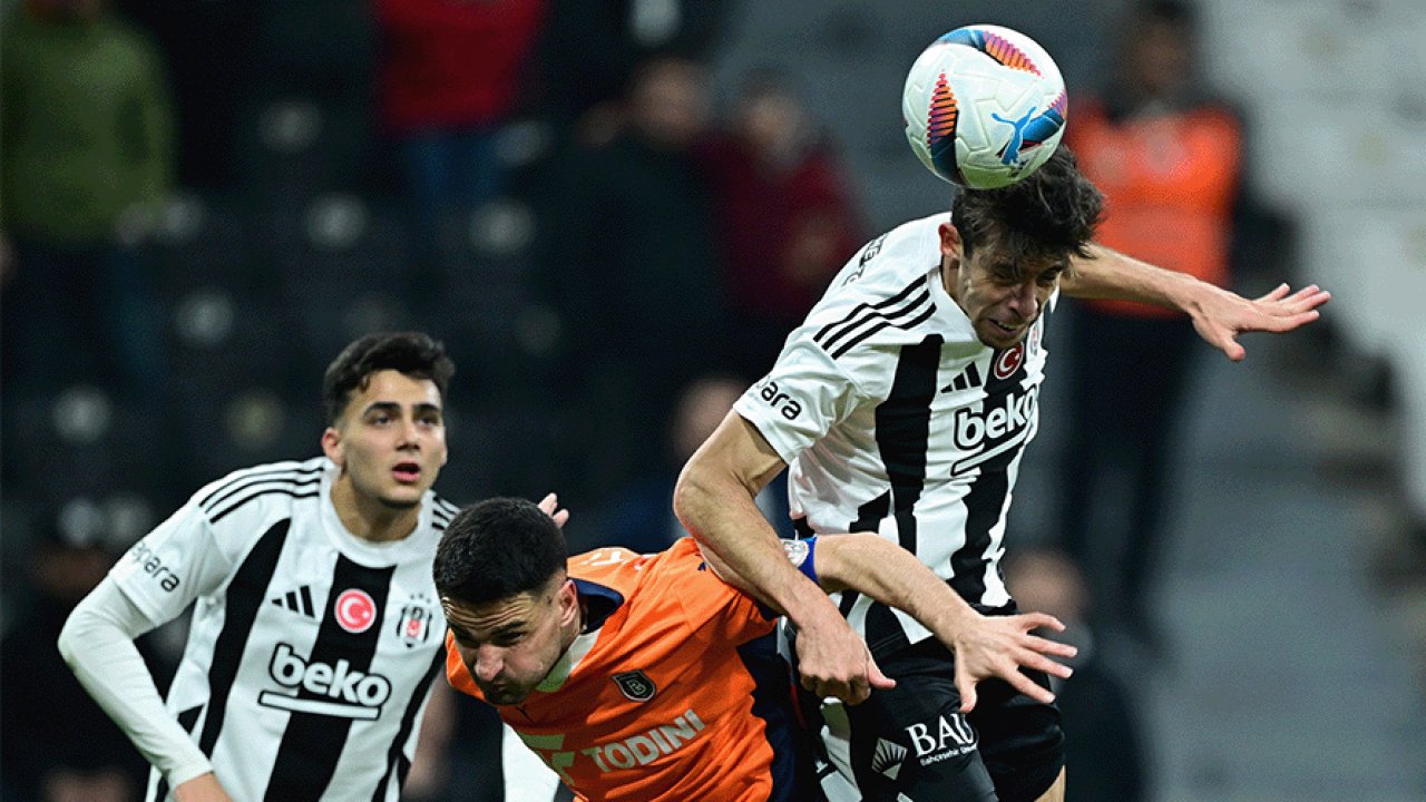 Beşiktaş'a Dolmabahçe'de Başakşehir'den soğuk duş