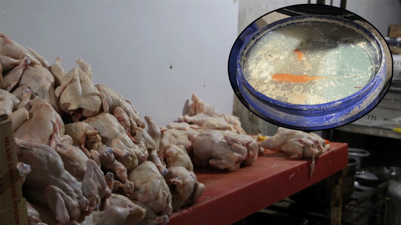 Döner imalathanesinde pes dedirten görüntüler! Halk sağlığını hiçe saydılar