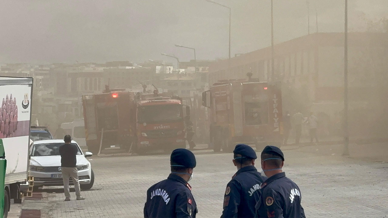 Diyarbakır’da sanayi sitesinde korkutan yangın