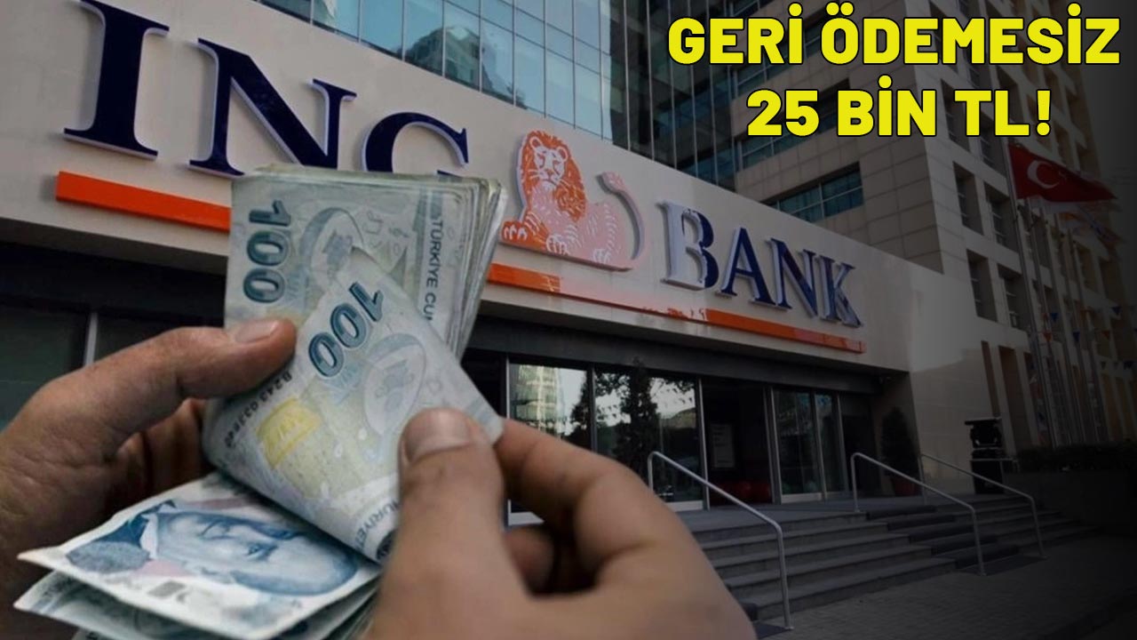 ING BANK SINIRLARI ZORLUYOR: Geri ödemesi 25.000 TL'lik nakit emekliyi ferahtalacak!