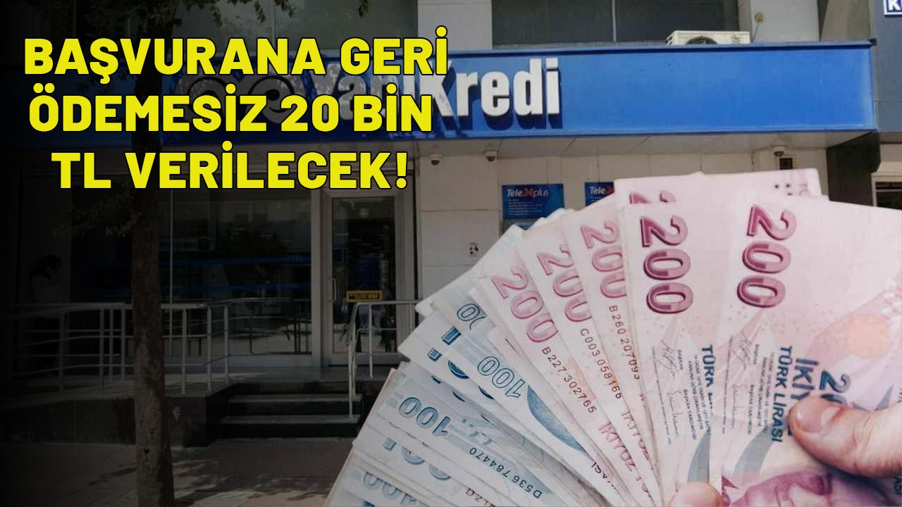 YAPI KREDİ'DEN ÇILGIN FIRSAT: Emekli promosyonu değil! Başvuran herkes geri ödemesiz 20.000 TL alacak!