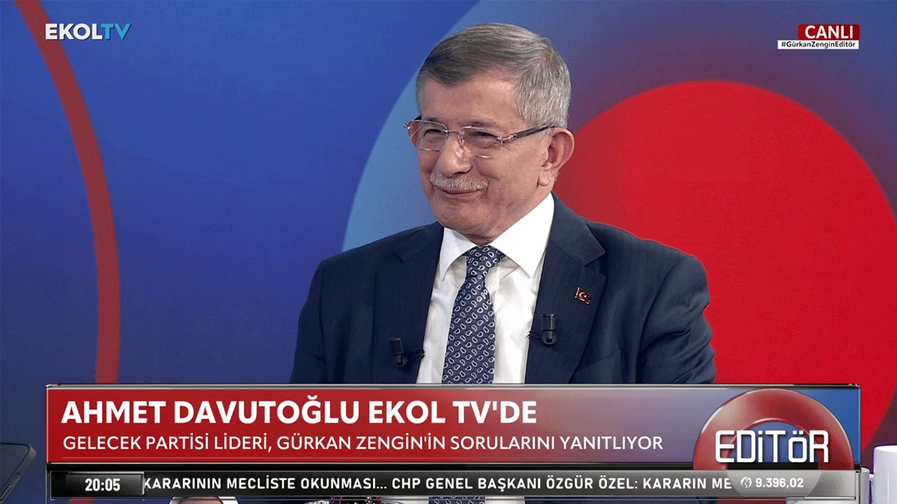 Ahmet Davutoğlu Ekol TV’de: Rekabetten sıyrılabilirsek küresel güç haline gelebiliriz