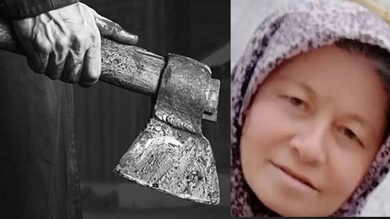 Cani koca karısının boynuna balta sapladı!