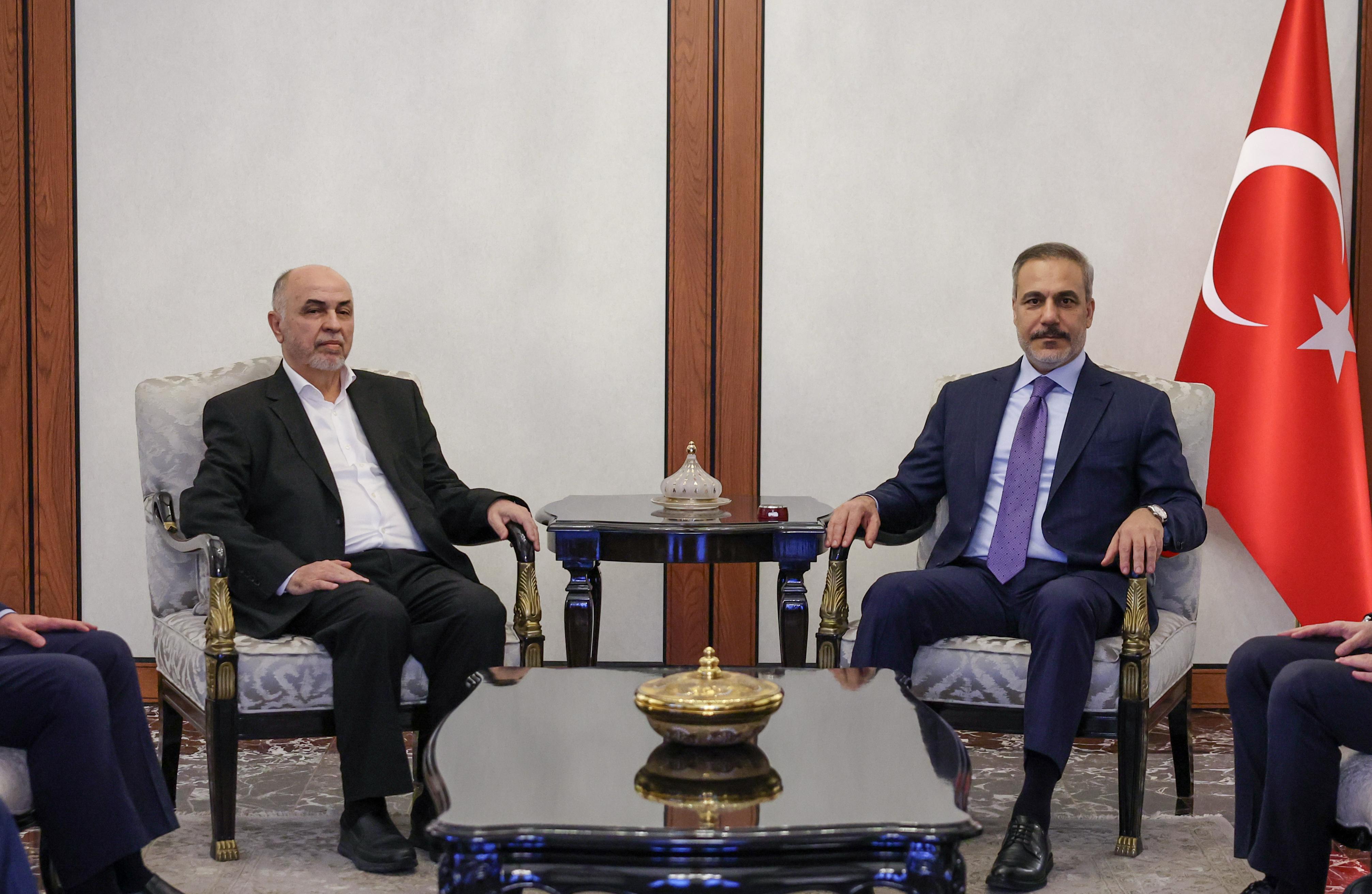 Dışişleri Bakanı Hakan Fidan, Hamas heyeti ile görüştü