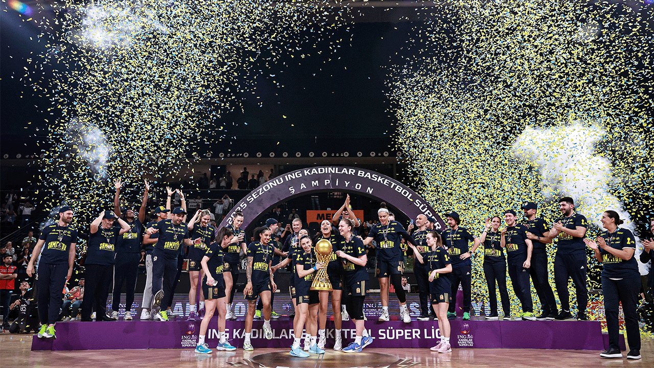 Kadınlar Basketbol Süper Ligi'nde şampiyon Fenerbahçe Opet