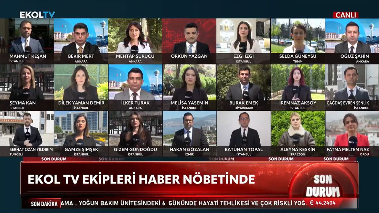20 farklı nokta tek ekran: Ekol TV sahada!