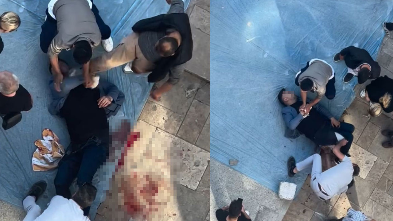 Silahla vurduğu adamı kanlar içindeyken tekmeledi! Dehşete düşüren anlar kameralara böyle yansıdı